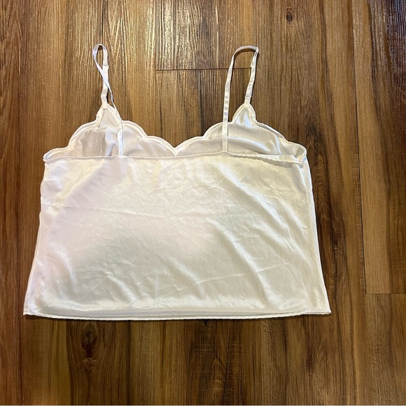 Sears vintage slip tank top size 38 white 60s - Picture 4 of 5